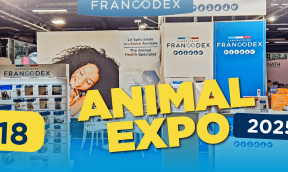 Francodex fête ses 40 ans au salon Animal Expo 2025 – Stand D28