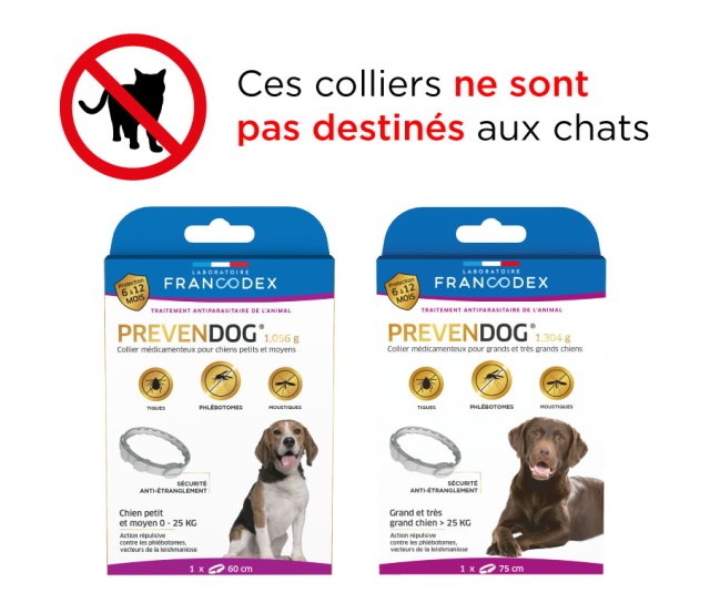 Gamme colliers PREVENDOG