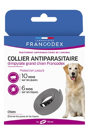 Collier Antiparasitaire Dimpylate Chien Laboratoire Francodex Collier Antiparasitaire Dimpylate Chien Laboratoire Francodex