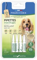 Pipetas insectífugas para perro 10 - 20 KG