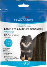 Vegetable dental top sticks for dogs