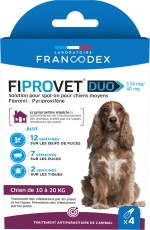 Fiprovet Duo 134 mg/40 mg