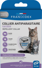Collier Antiparasitaire Icaridine 35 cm noir