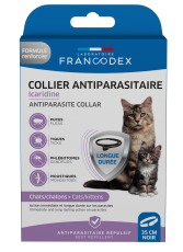 Collier Antiparasitaire Icaridine 35 cm noir