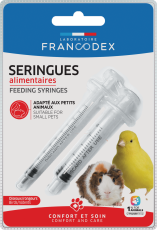 Seringues alimentaires 1 ml et 2,5 ml