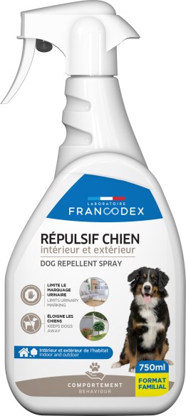Répulsif d'Intérieur et d'Extérieur Chien 750ml