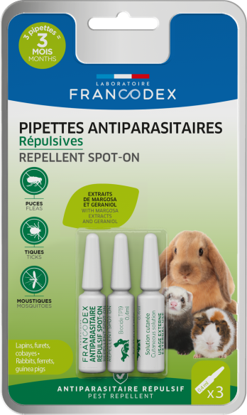 Pipettes Antiparasitaire Répulsives 0,4ml