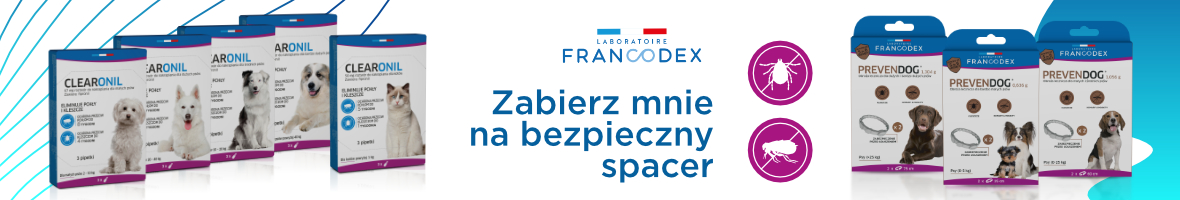 Obroża na pchły Prevendog, preparaty przeciwko pchłom i kleszczom